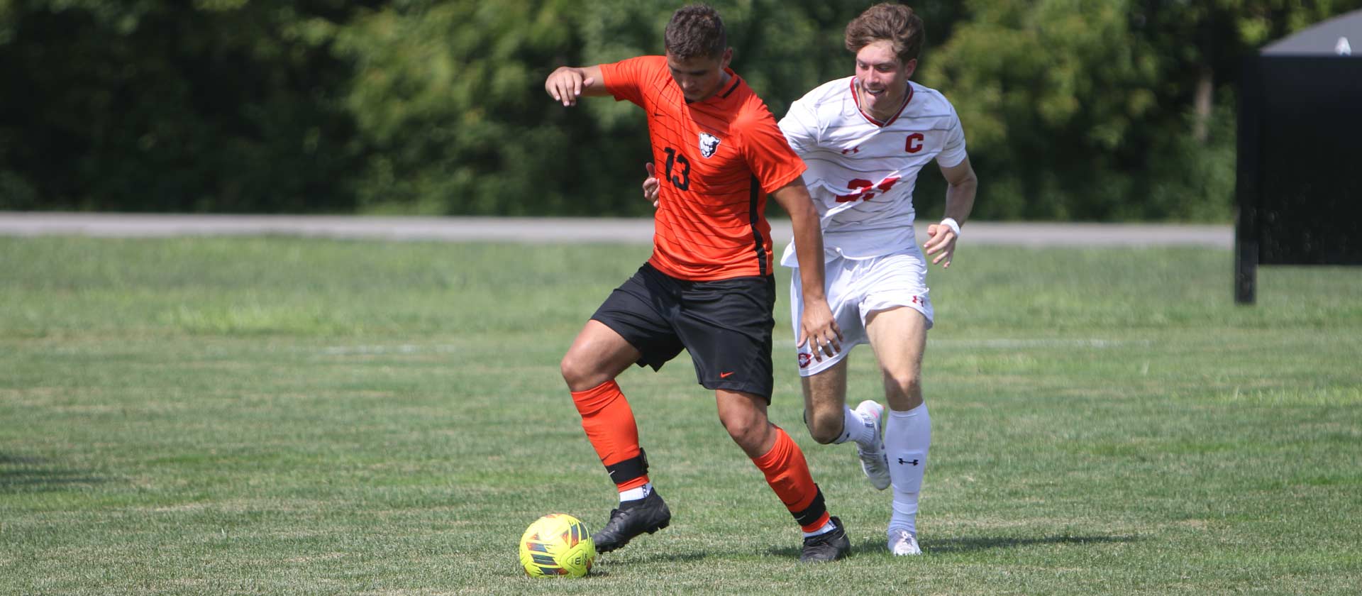 Men's soccer topped 4-1 by Central