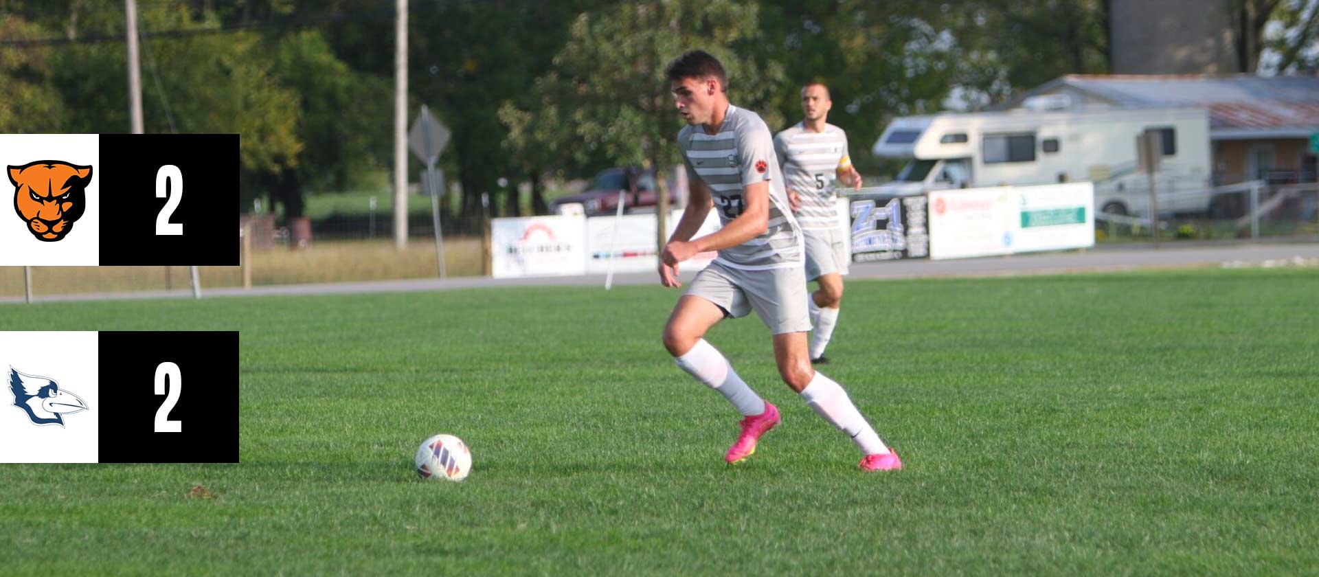 Men's soccer locks up with Westminster in 2-2 draw