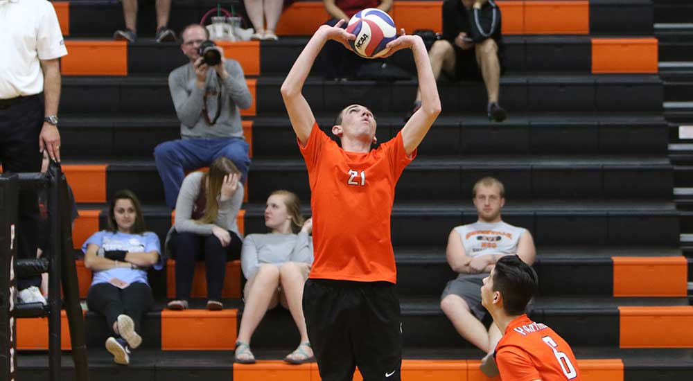 Men's volleyball topped by North Central