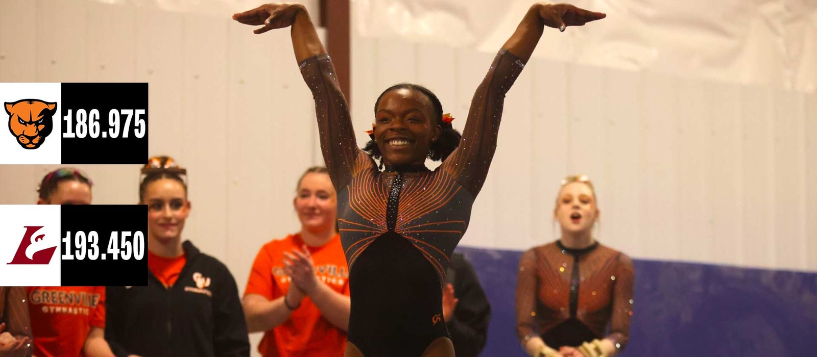 Women's gymnastics establishes new high with score of 186.975 at Wisconsin-Eau Claire