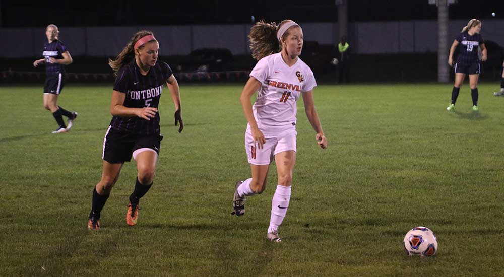 Women's soccer knocked from first place perch