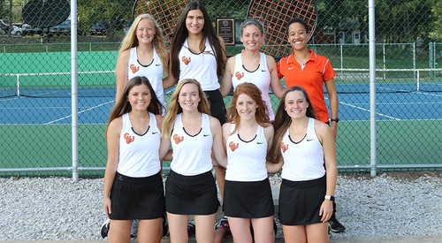 Women's tennis takes 7-2 win over Westminster to inch closer to SLIAC regular season championship