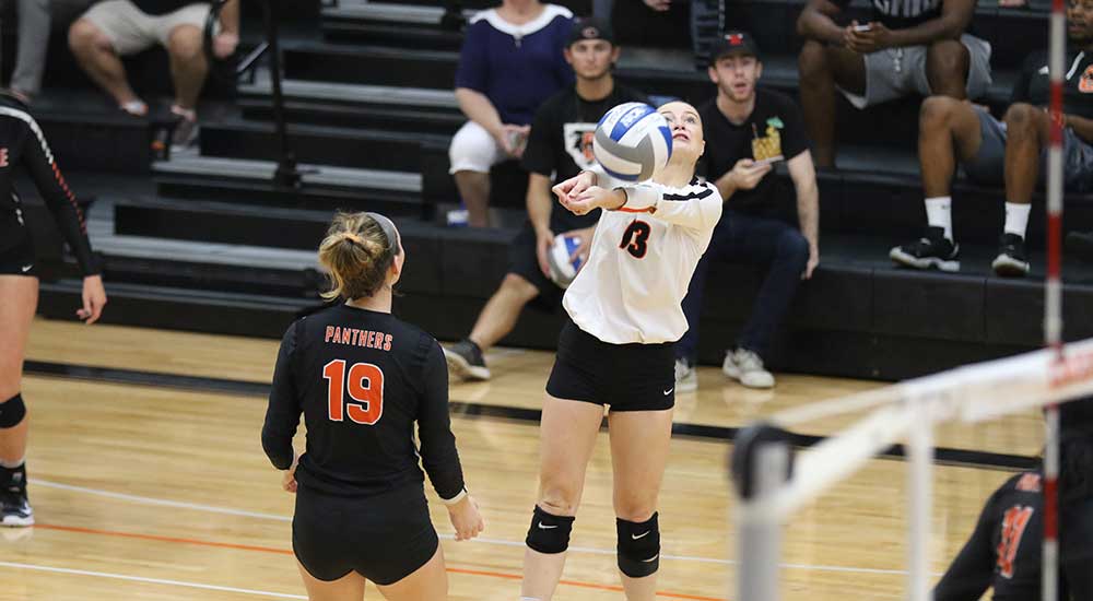 Women's volleyball tripped up in Jacksonville