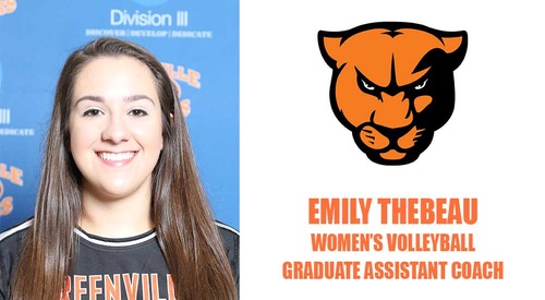 Women's volleyball announces Emily Thebeau as graduate assistant