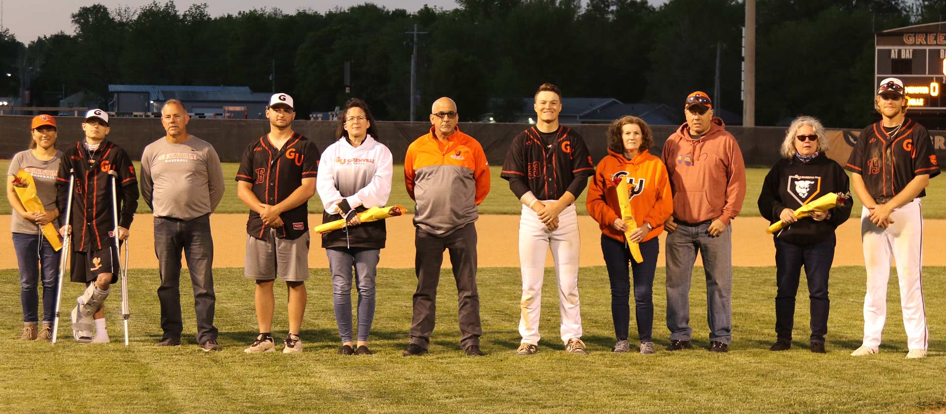 Baseball drops two to Westminster on senior night