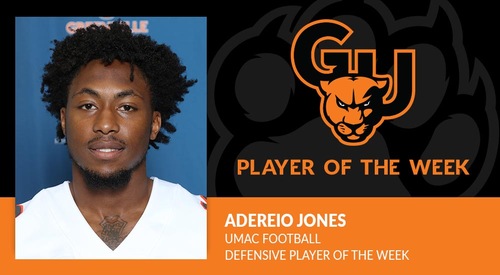 Adereio Jones honored with UMAC defensive player of the week award