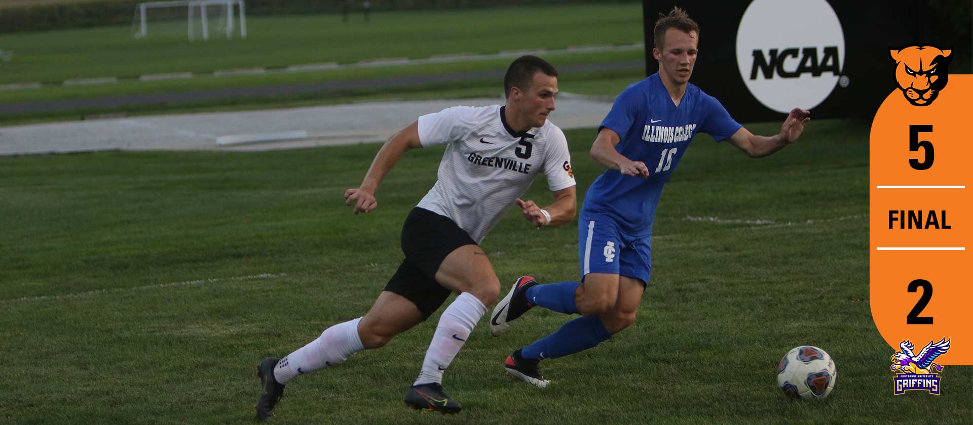 Men's soccer stays undefeated in SLIAC with 5-2 win at Fontbonne