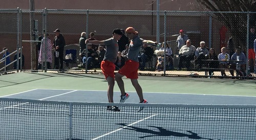 Perfect 10 - Men's tennis earns 10th consecutive win of season in victory over Illinois College