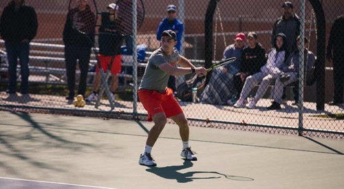Men's tennis defeated by Principia in matchup for first place