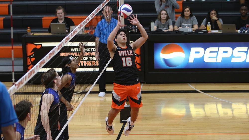 Men's volleyball topped by Millikin