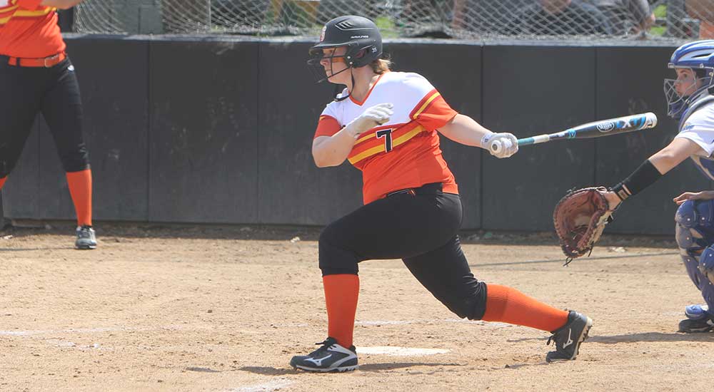 Softball drops doubleheader at Westminster