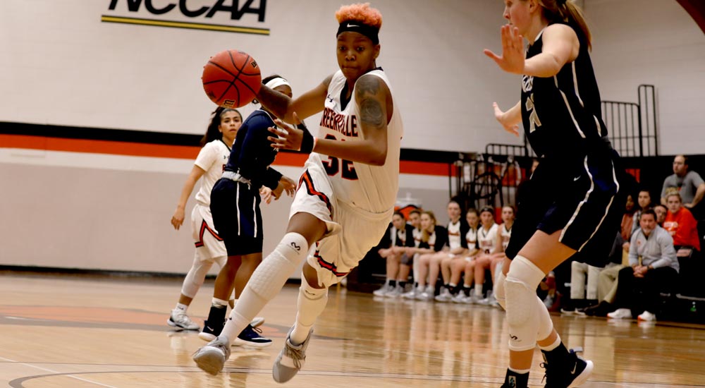Women's basketball surges late to topple Webster