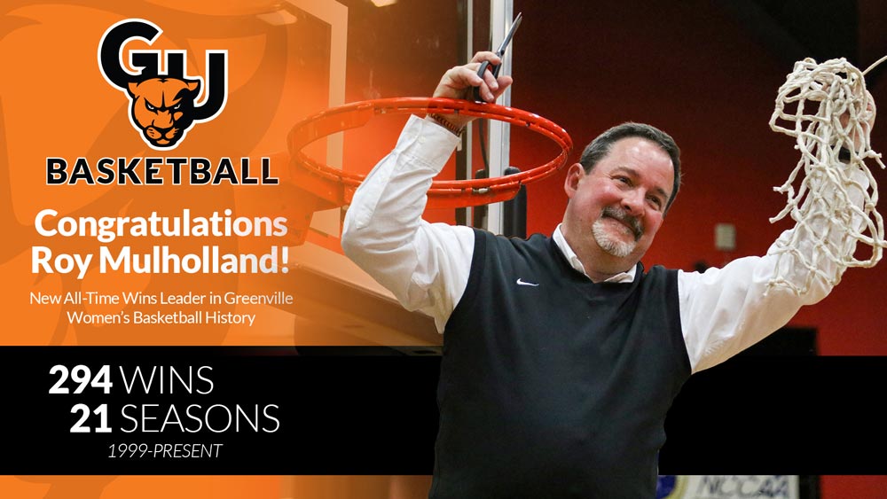 Women's basketball gives Coach Roy Mulholland record-setting win