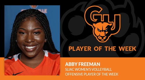 Abby Freeman collects SLIAC volleyball offensive player of the week award