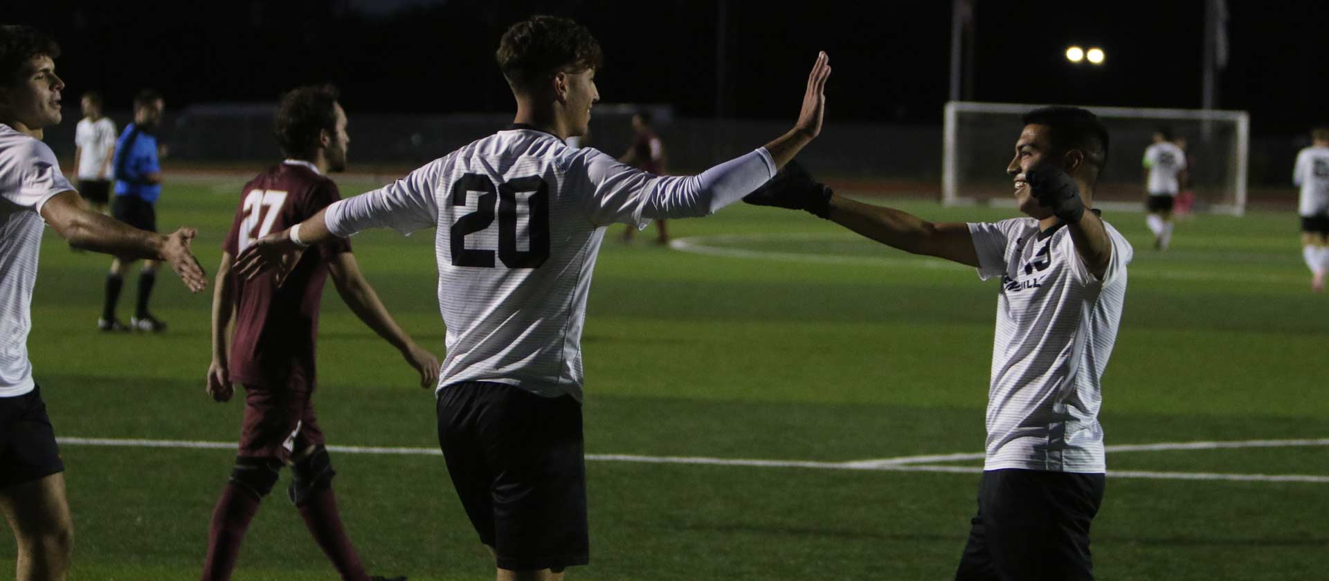 Men's soccer led by surge of five goals in second half of 7-1 win against Eureka