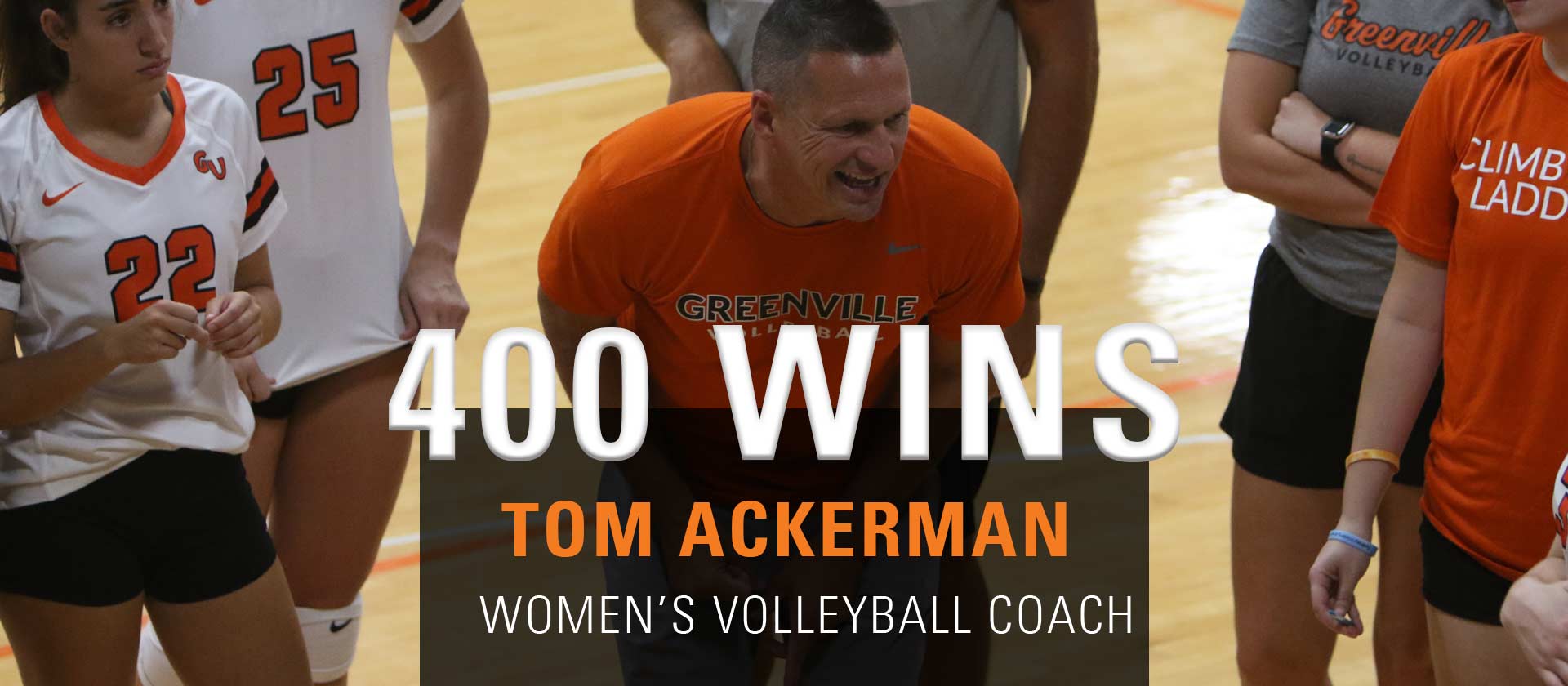 Volleyball provides head coach Tom Ackerman with 400th win in tri-match sweep
