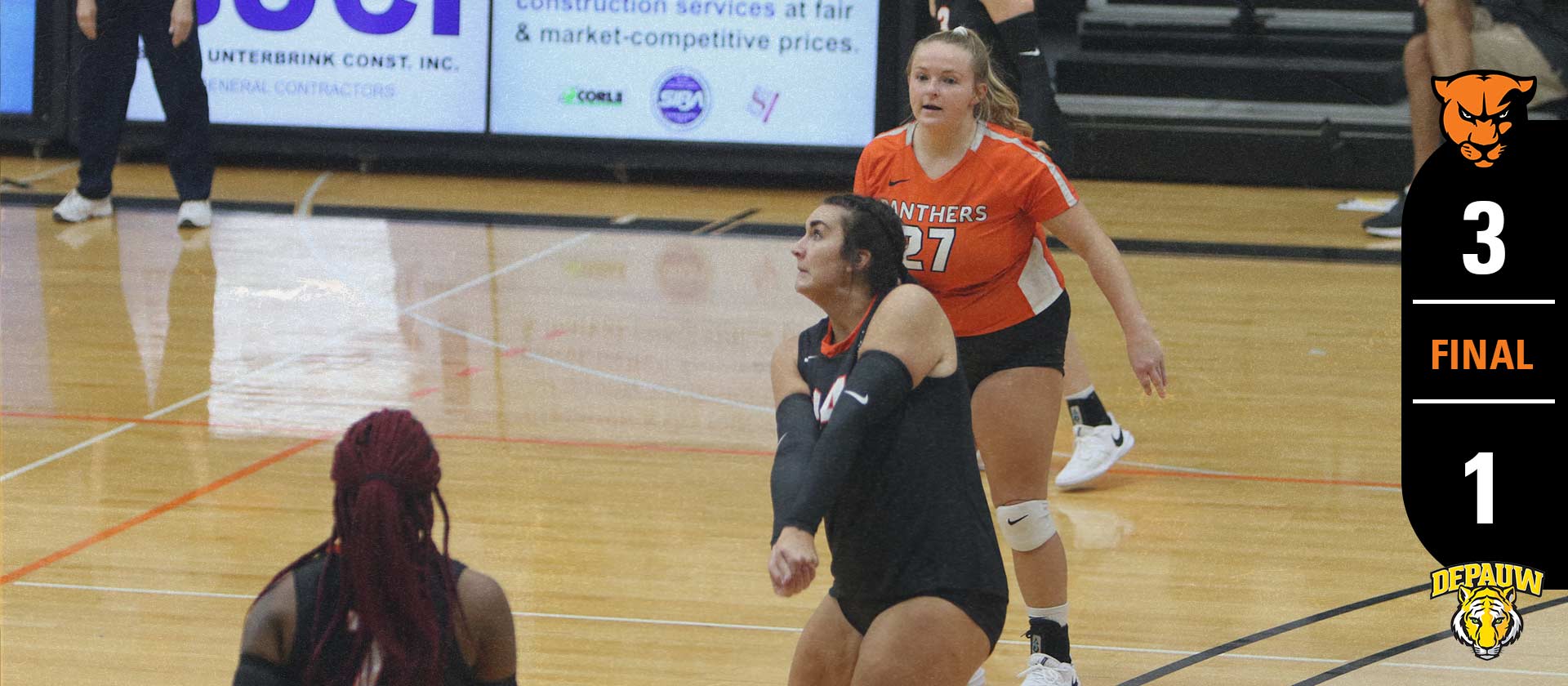 Volleyball takes four set win at DePauw for seventh straight victory
