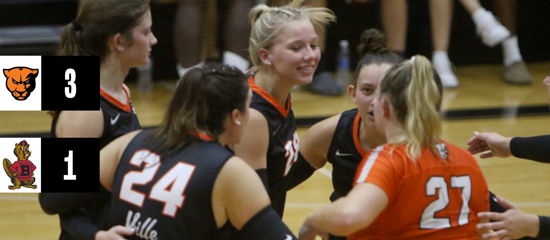 Women's volleyball opens conference play with two wins
